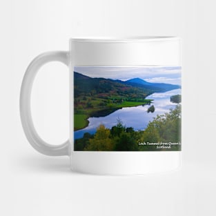 Loch Tummel from Queen's View, Perthshire, Scotland Mug